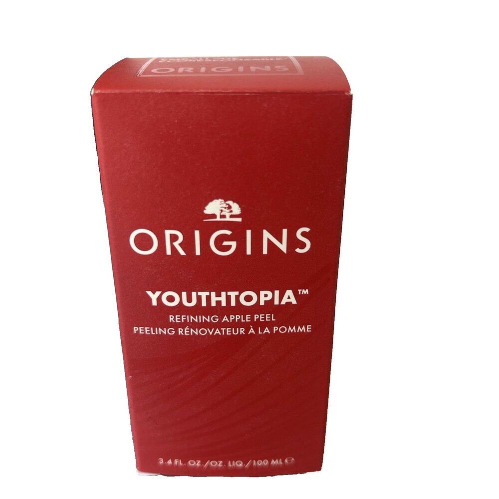 Origins Youthtopia Liquid Exfoliant Refining Apple Peel FULL SIZE 3.4 fl oz New